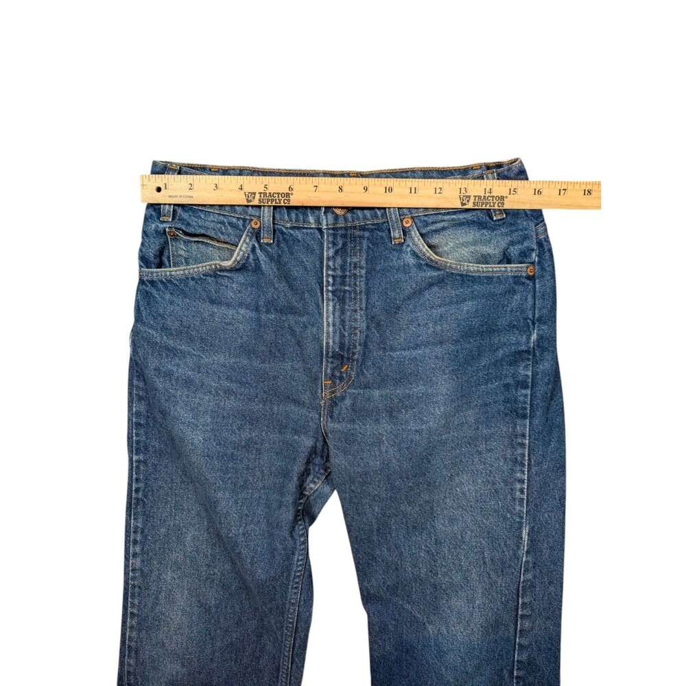 Vintage Levis 505 Orange Tab Jeans Mens 33x24 Straight Leg USA 90s READ - Picture 8 of 14